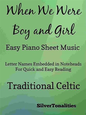 cover image of When We Were Boy and Girl Easy Piano Sheet Music